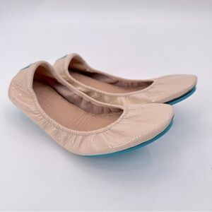 Tieks by Gavrielli Biscotti Patent Leather Ballet Flats Size 8